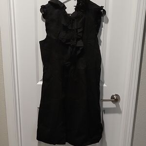 Elegant Black Ruffle Dress